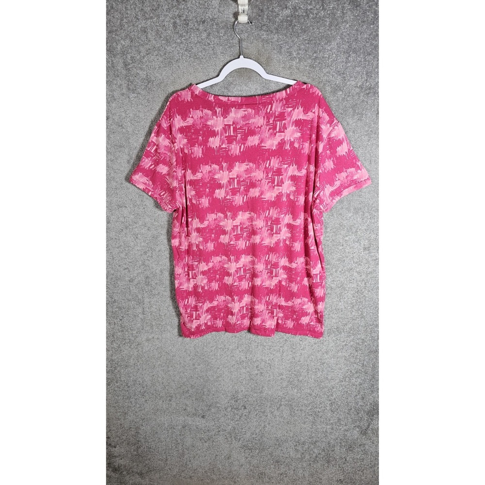 Lularoe YOU ARE MY PERSON Top Womens Size 3XL Pink Stretch Short Sleeve Tee New - Picture 2 of 9